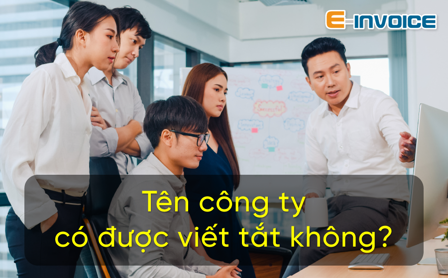 Viết tắt tên công ty trên hóa đơn